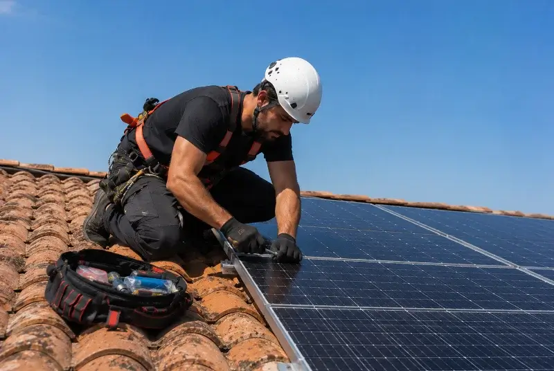 Maintenance et monitoring de panneaux solaires à Monoblet